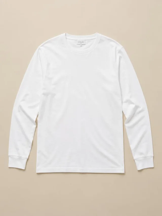 Лонгслив White